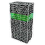 Vidaxl Gabion Stones 25 kg Grün 60-120 mm Glas