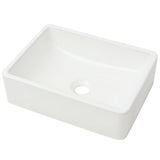 Vidaxl Washbasin White 41x30x12 cm Céramique