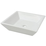 Vidaxl wastbasin Square White 41.5x41.5x12 cm Ceramic