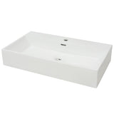 Vidaxl Washingin avec taphole blanc 76x42.5x14,5 cm Minermiek