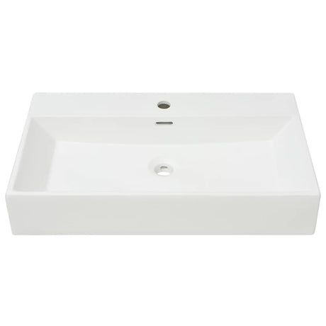 Vidaxl Washingin avec taphole blanc 76x42.5x14,5 cm Minermiek