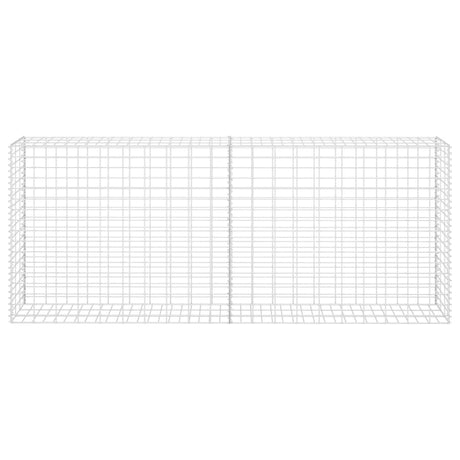 Vidaxl schanskorf 85x30x200 cm en acier galvanisé
