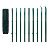 Vidaxl Euro Hek 10x1,7 m Green en acier