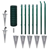 Vidaxl Euro Hek 10x0,8 m en acier vert