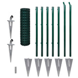 Vidaxl Euro Hek 10x1 m en acier vert