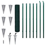 Vidaxl Euro Hek 10x1,5 m en acier vert