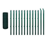 Vidaxl Euro Hek 25x0,8 m en acier vert