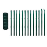 Vidaxl euro hek 25x1 m en acier vert