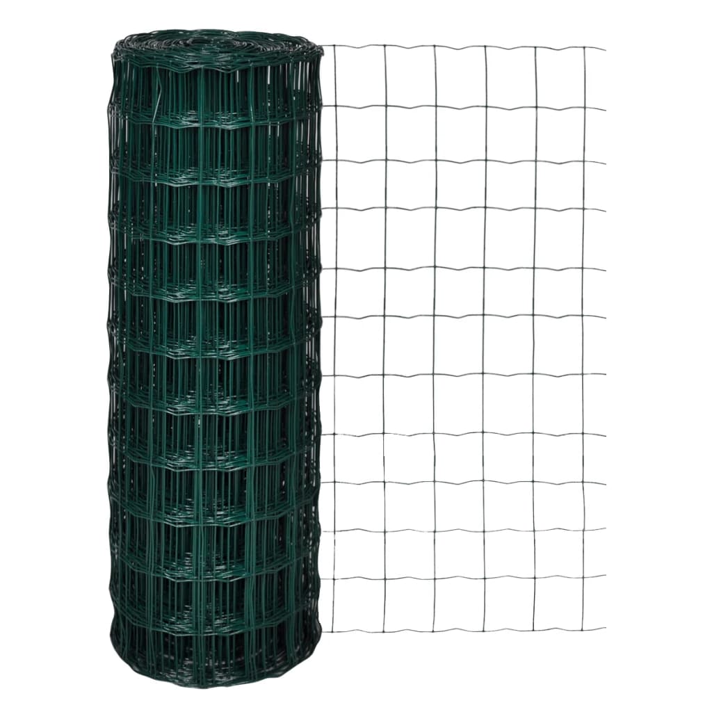 Vidaxl Euro Hek 10x1,7 m Green en acier