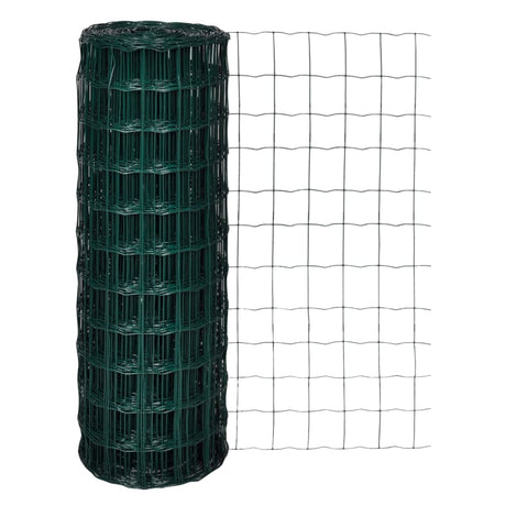 Vidaxl Euro Hek 25x1,7 m Green en acier