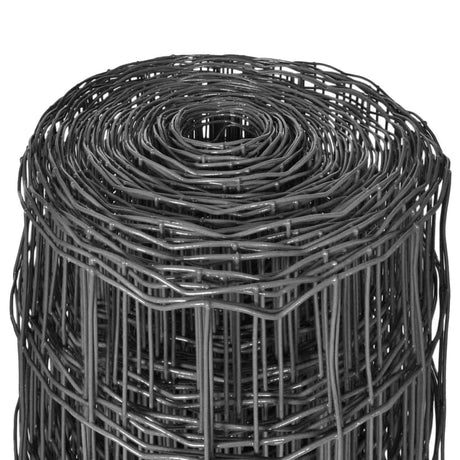 Vidaxl Euro Fence 10x1 m Grey en acier