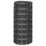 Vidaxl Euro Hek 25x0,8 m Grey en acier