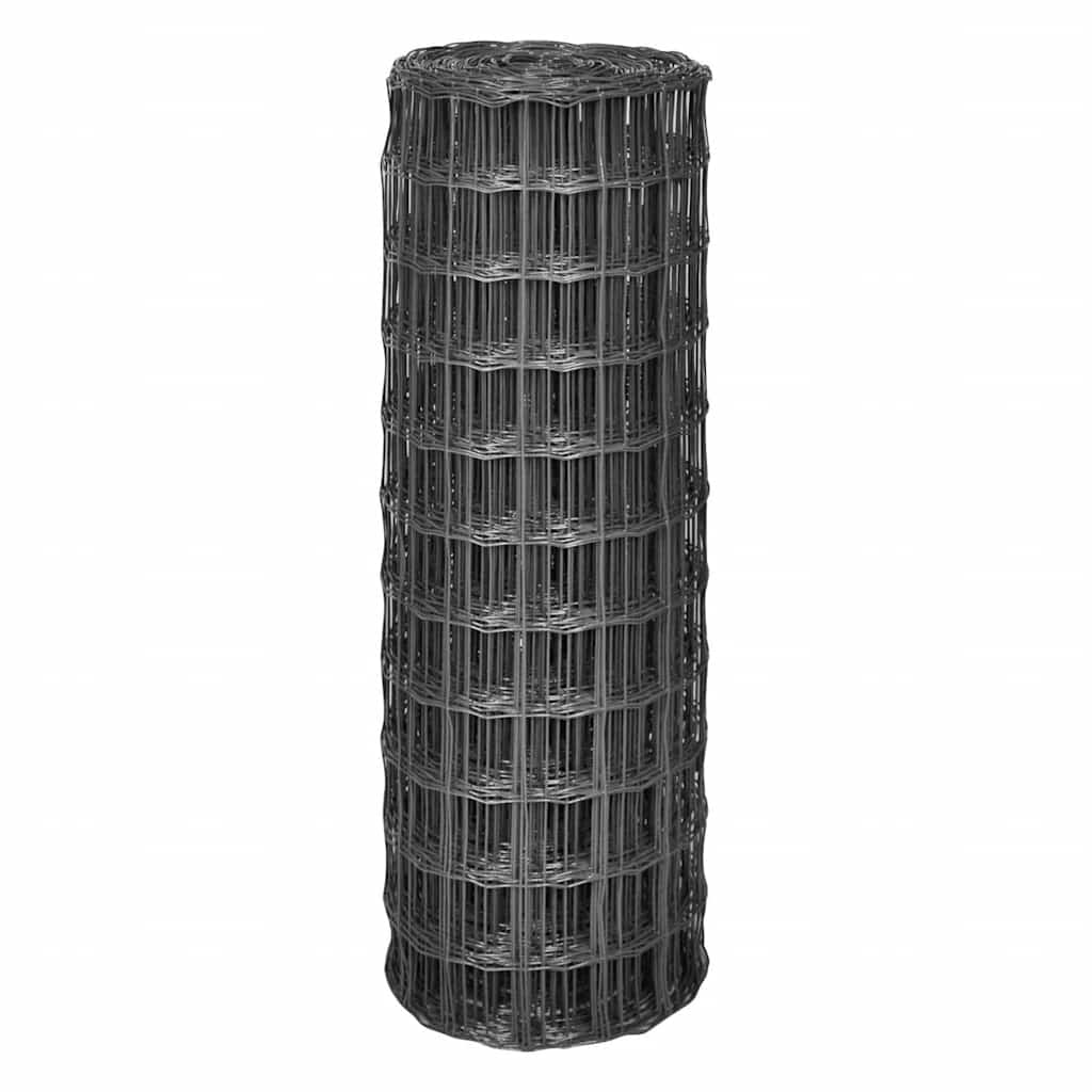 Vidaxl Euro Hek 25x1,2 m Gray en acier