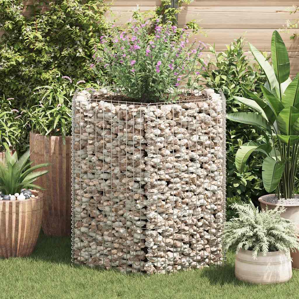 Vidaxl Gabion Planter Insense Hexagonal 100x90x100 cm