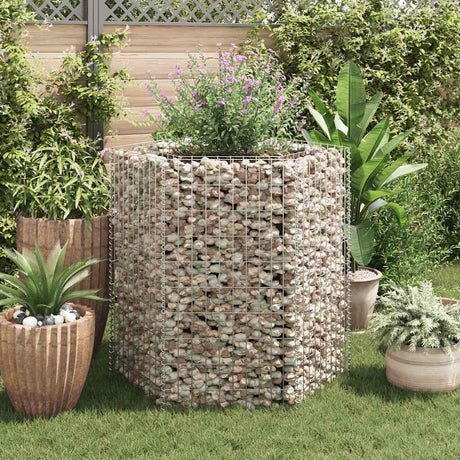 Vidaxl Gabion Planter Insense Hexagonal 100x90x100 cm