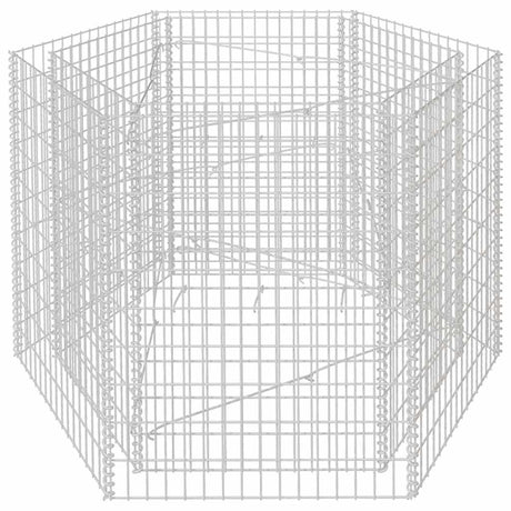 Vidaxl Gabion Planter insenté Hexagonal 160x140x100 cm