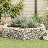 Vidaxl Gabion Planter insenté Hexagonal 200x173x40 cm