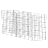 Vidaxl Gabion Basket 120x30x100 cm en acier galvanisé