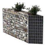 Vidaxl Gabion Basket 120x30x100 cm verzinkter Stahl