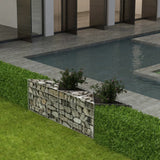 Vidaxl Gabion koszyk 120x30x50 cm ocynkowana stal