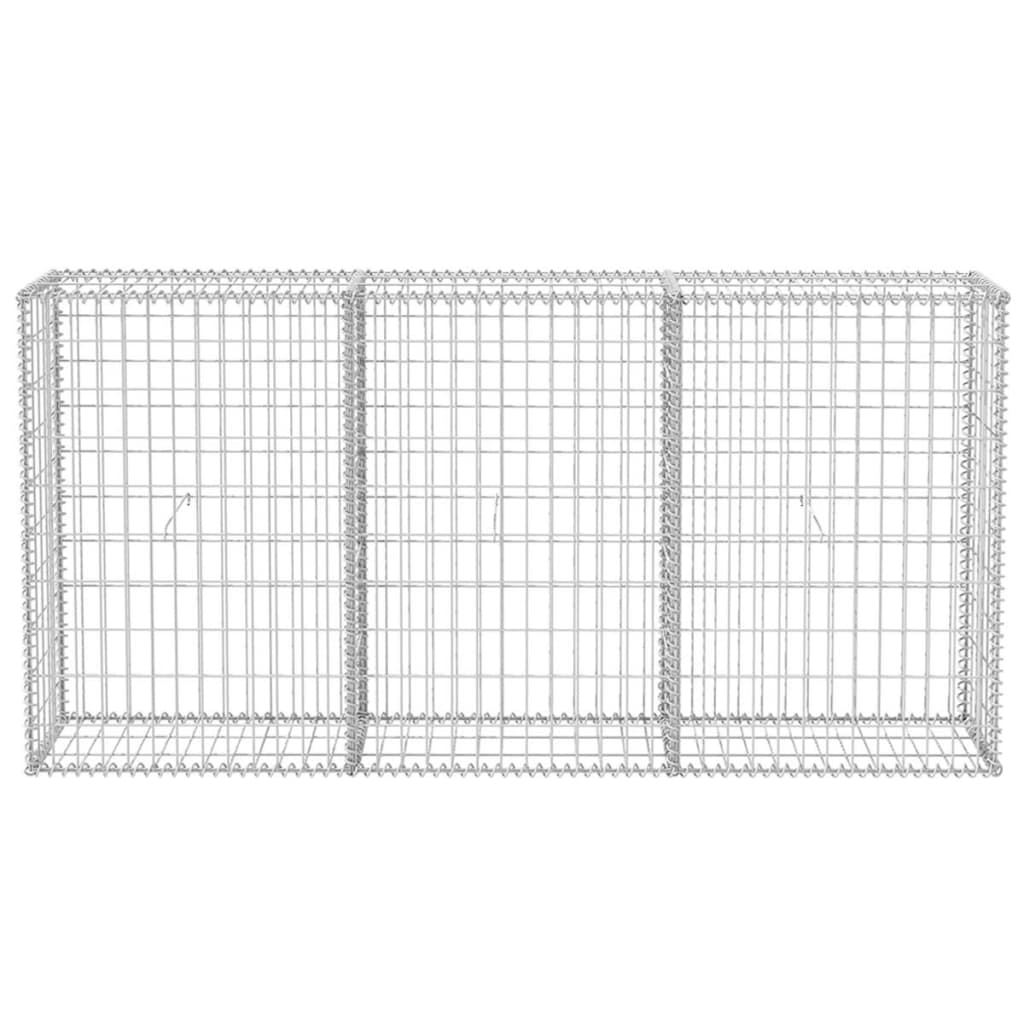 Vidaxl Gabion Basket 200x30x100 cm verzinkter Stahl