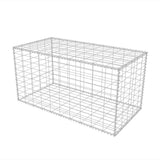 Vidaxl Gabion koszyk 100x50x50 cm ocynkowana stal