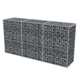 Vidaxl Gabion basket 200x50x100 cm galvanized steel