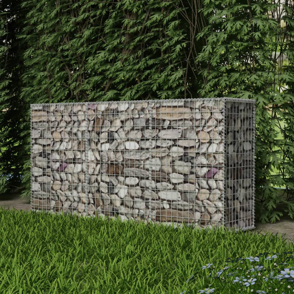 Vidaxl Gabion basket 200x50x100 cm galvanized steel