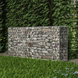 Vidaxl Gabion basket 200x50x100 cm galvanized steel