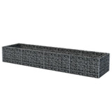 Vidaxl gabion plantenbak verhoogd 360x90x50 cm staal