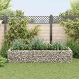Boîte de planification de Vidaxl Gabion a augmenté de 270x90x50 cm en acier
