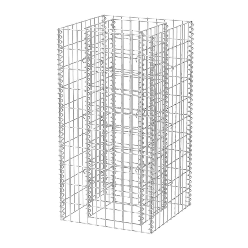 Vidaxl Gabion Planning Box podniesiony 50x5x100 cm stal