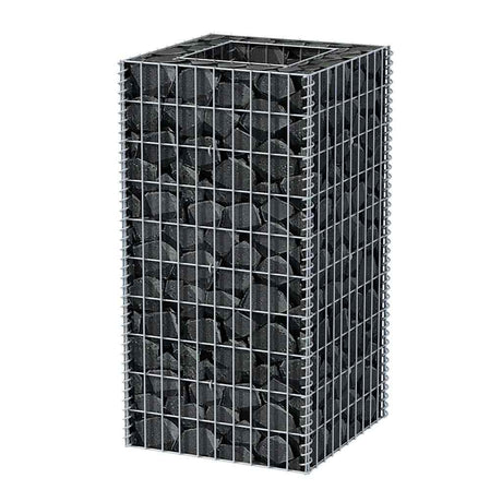 Boîte de planification de Vidaxl Gabion Soulevée 50x50x100 cm en acier