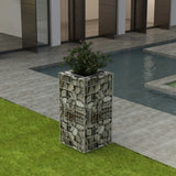 Vidaxl Gabion Planning Box podniesiony 50x5x100 cm stal