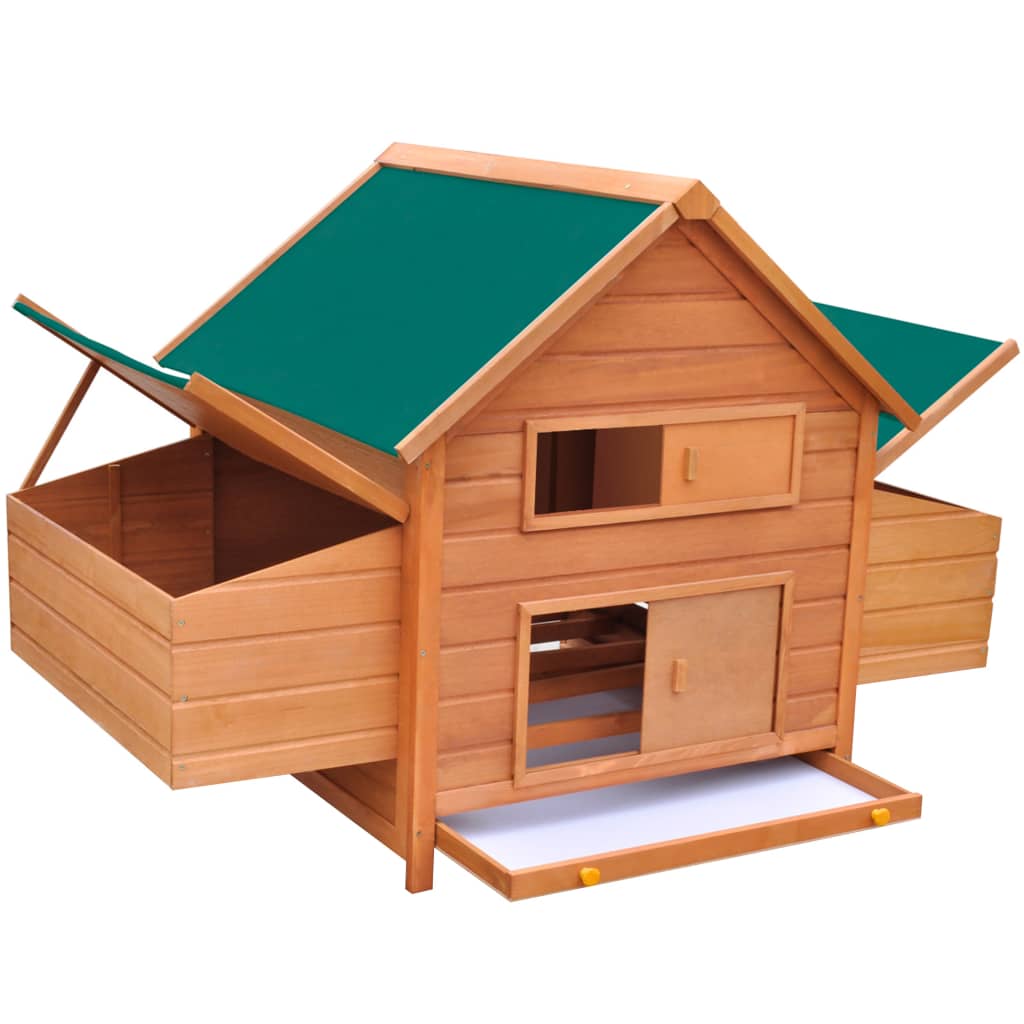 Vidaxl Chicken Coop 157x97x110 cm Bois