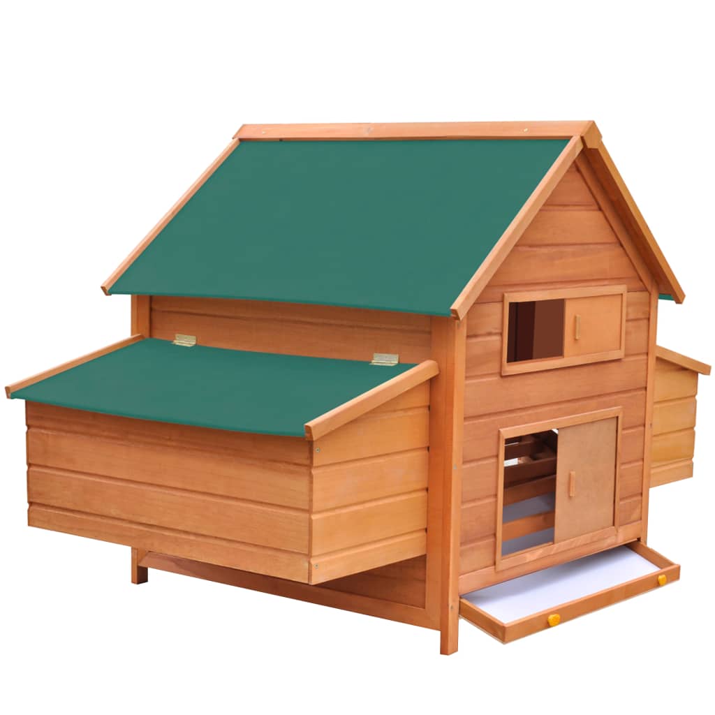 Vidaxl Chicken Coop 157x97x110 cm Bois