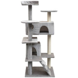 Vidaxl Cat Stracing Post avec sisal Scratch Posts 125 cm Gray