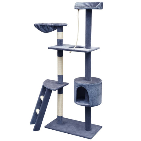 Vidaxl Cat Scratch Post avec sisal Scratch Posts 150 cm bleu foncé