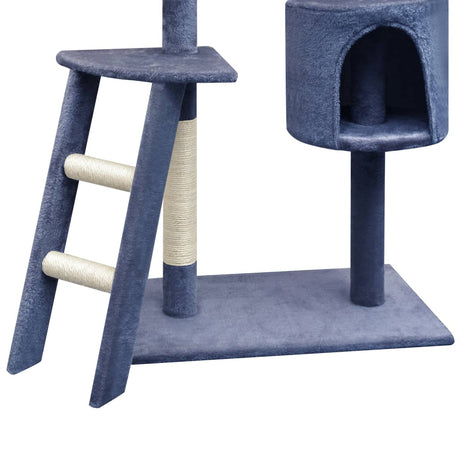 Vidaxl Cat Scratch Post avec sisal Scratch Posts 150 cm bleu foncé