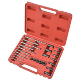 Vidaxl Boutextraction Set 25 pièces en acier