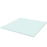 Vidaxl tafelblad van gehard glas 800x800 mm vierkant