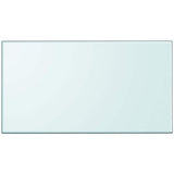 Vidaxl tafelblad van gehard glas 1200x650 mm rechthoekig