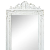 Miroir Vidaxl Style baroque détaché 160x40 cm blanc