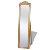 Vidaxl Detached Mirror Baroque 160x40cm Gold