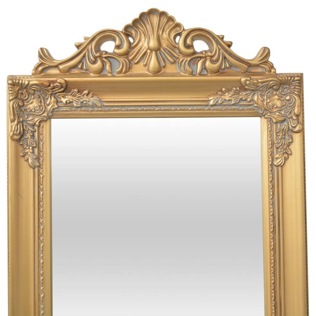 Vidaxl Detached Mirror Baroque 160x40cm Gold