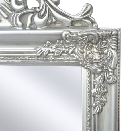 Vidaxl Miroir détaché baroque 160x40cm argent