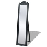 Vidaxl Miroir détaché Style baroque 160x40cm noir
