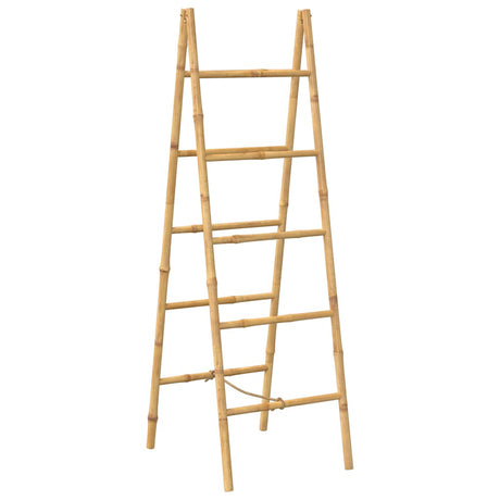 Échelle de serviette double vidaxl avec 5 étapes de bambou 50x160 cm