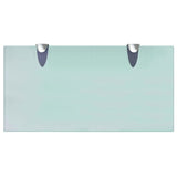 Vidaxl zwevend schap 40x20 cm 8 mm glas