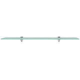 Vidaxl zwevende plank 80x20 cm 8 mm glas